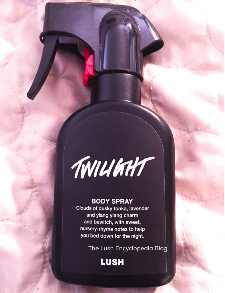 lush twilight body spray