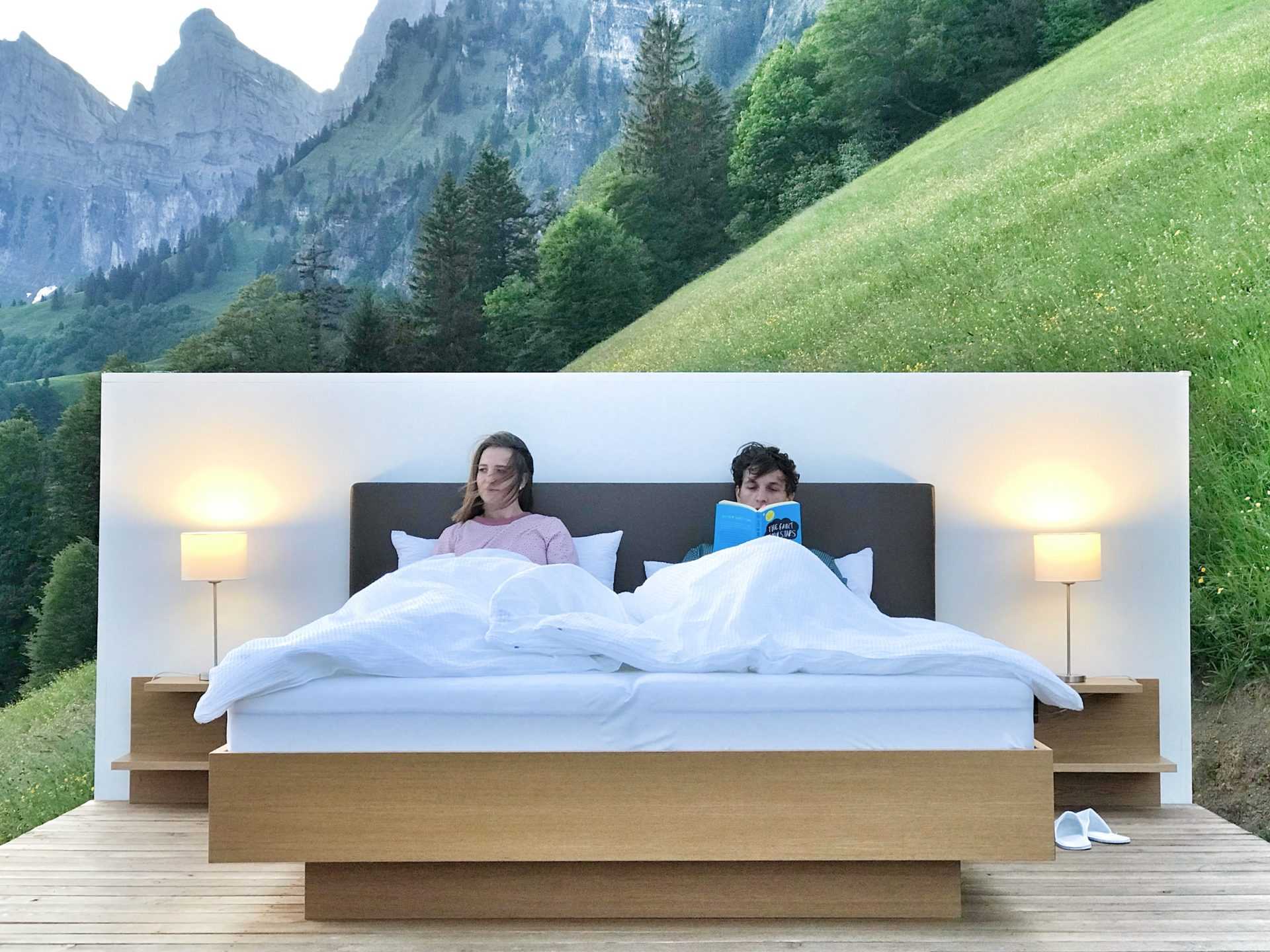 В Швейцарии открыли отель под открытым небом