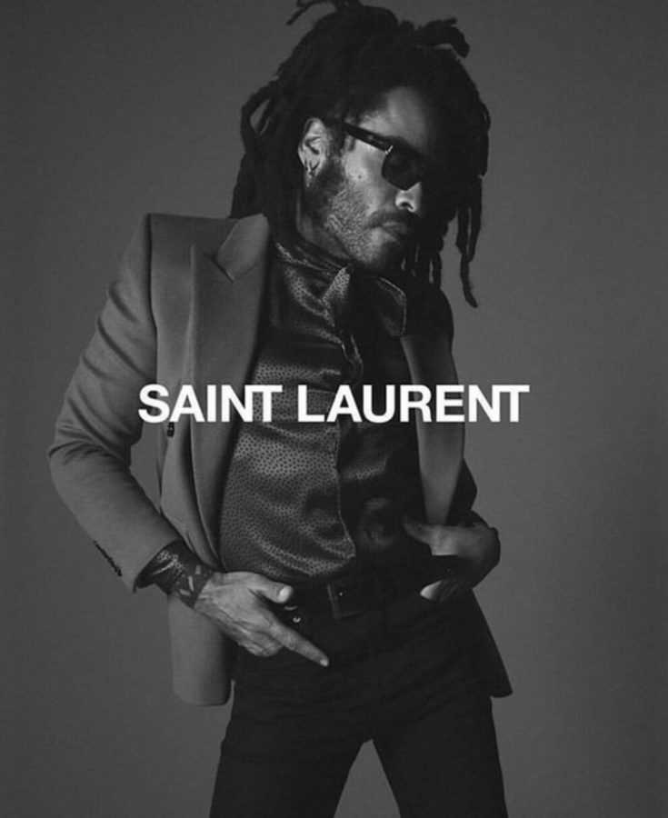 Ленни Кравиц стал лицом Saint Laurent