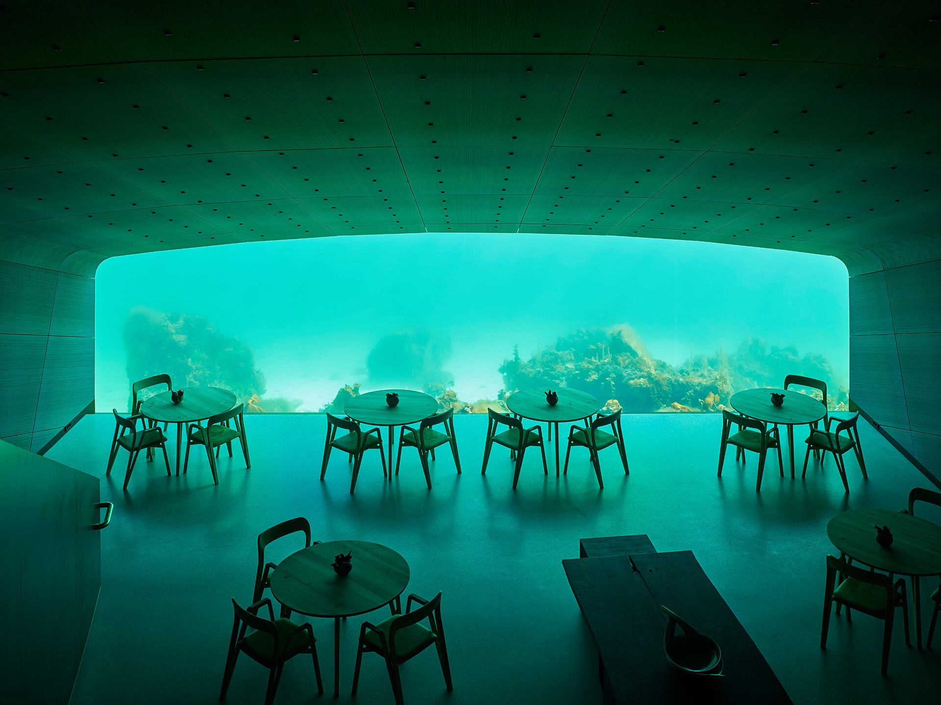 подводный ресторан Норвегия