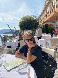 Юлия Криницкая на Villa d'Este