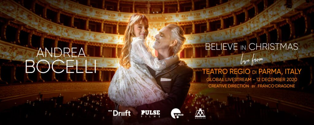 «Believe in Christmas»: Андреа Бочелли даст рождественский онлайн-концерт