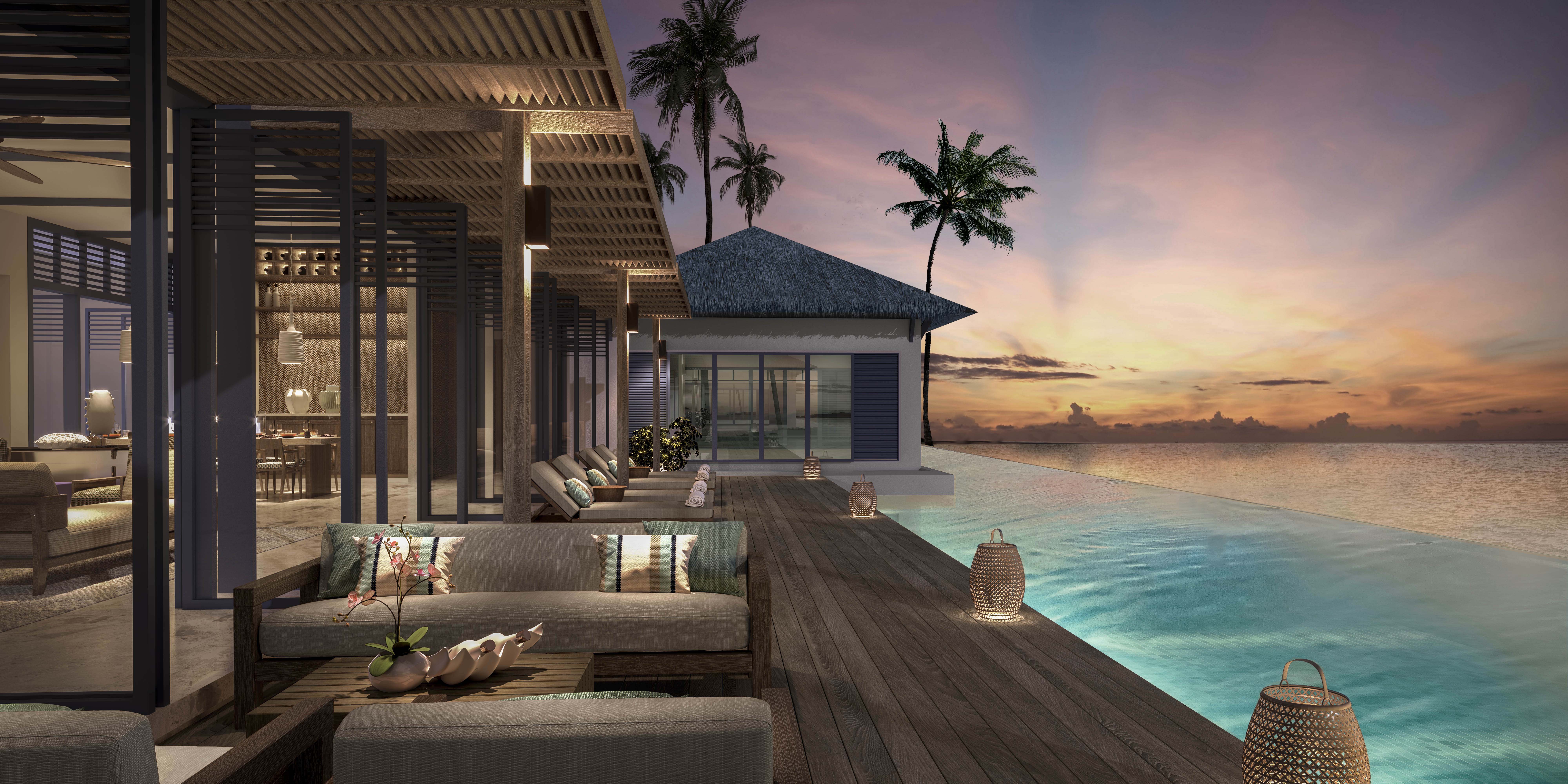 Raffles Maldives Meradhoo курорт за 1 миллион долларов