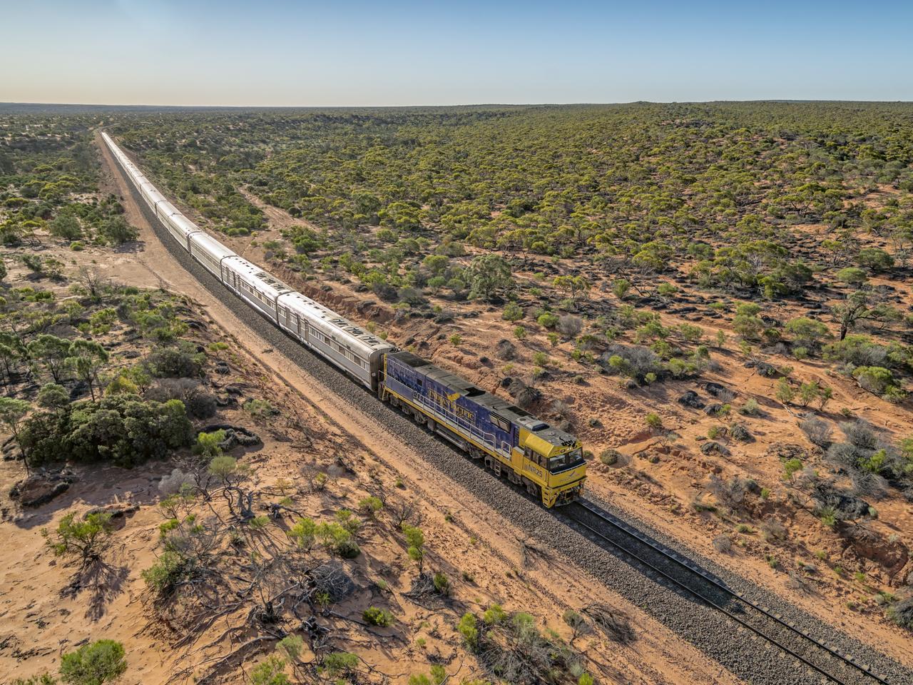 поезд в Австралии